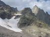 L'Aiguille Croux dalla morena